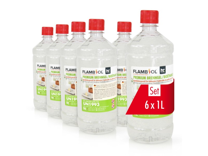 Flambiol Premium Brenngel 6 x 1l