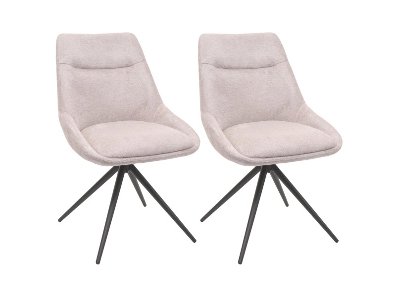MCW Esszimmerstuhl M65 2er-Set Creme-Beige
