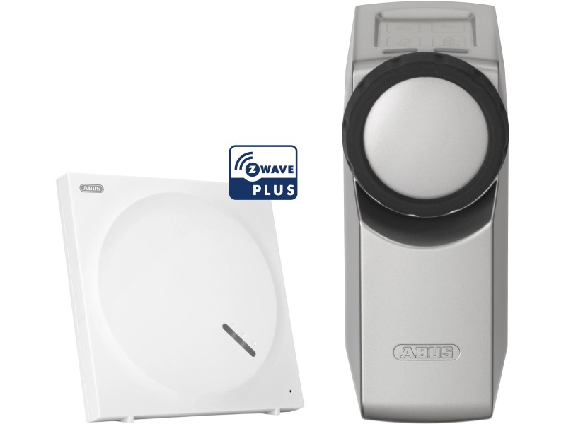 Abus Z-Wave Zutritts-Set Türschlossantrieb HomeTec Pro Silber