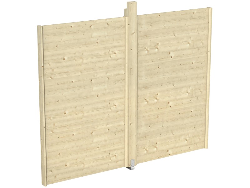 Skan Holz Seitenwand für Pavillon Toulouse unbehandelt 270 cm x 209 cm